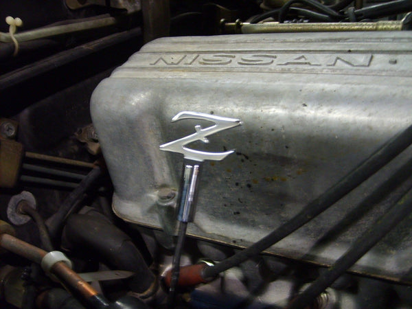 Billet Classic Z Logo Dip Stick Handle 70-83 Polished Datsun 240Z 280Z 280ZX