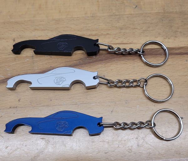 Dodge Viper Gen 5 GTS Bottle Opener Keychain Black or Silver
