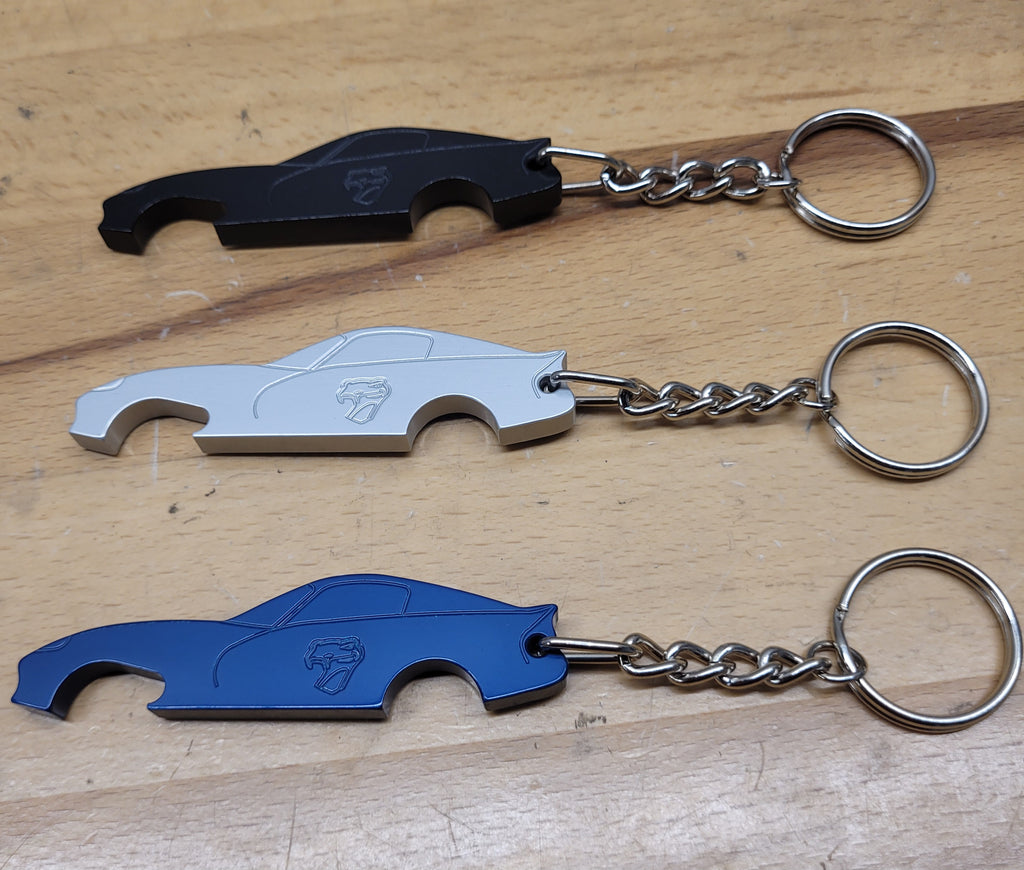 Dodge Viper Gen 2 GTS Bottle Opener Keychain Black or Silver