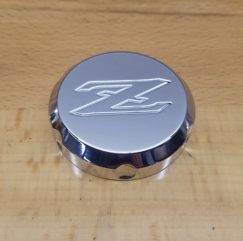 Polished Billet Proto Z Inspired Logo Clutch Cap Cover