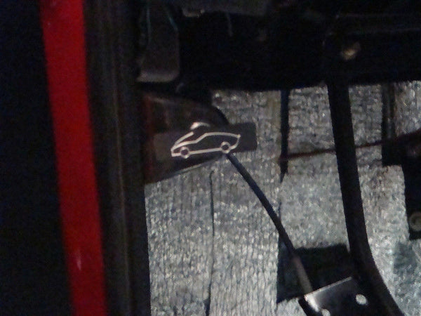 Billet Z Hood Pull Knob for 70-73 Datsun 240Z Black Silver Car Logo