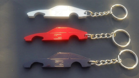 Billet 84-89 300ZX style Key Chain Bottle Opener Z Car Keychain Z31